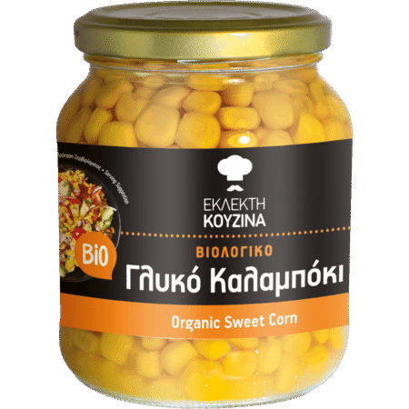 Συσκευασία Καλαμπόκι Γλυκό σε βάζο Εκλεκτή Κουζίνα 350gr