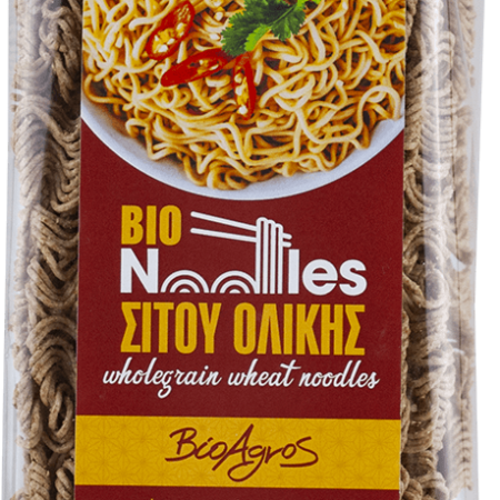 Συσκευασία Noodles Σίτου Ολικής Vegan Βιοαγρός 250gr
