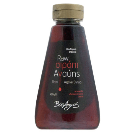 Συσκευασία Σιρόπι Αγαύης Raw Βιοαγρός 360mL