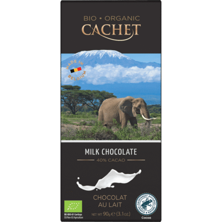 Συσκευασία Σοκολάτα Γάλακτος Cachet 90gr